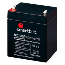 Batería de Reemplazo SMARTBITT SBBA12-5 - Negro, 12 V, 5 Año(s), 5 AH, Plomo-ácido