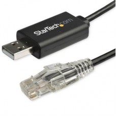 StarTech.com Cable de 1,8m Rollover para Consola Cisco - USB a RJ45 - 460Kbps - Cable serie - USB (M) a RJ-45 (M) - 1.8 m - USB 2.0 - negro