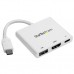 StarTech.com USB-C to HDMI Adapter - White - 4K 30Hz - Thunderbolt 3 Compatible - with Power Delivery (USB PD) - USB C Dongle (CDP2HDUACPW) - Conversor de interfaz de vídeo - HDMI / USB - USB-C (M) a HDMI, USB Tipo A, USB-C con suministro de energía (H) - StarTech.com USB-C to HDMI Adapter - White - 4K 30Hz - Thunderbolt 3 Compatible - with Power Delivery (USB PD) - USB C Dongle (CDP2HDUACPW) - Conversor de interfaz de vídeo - HDMI / USB - USB-C (M) a HDMI, USB Tipo A, USB-C con suministro de energía (H) -