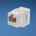 Conector Jack Estilo 110 (de Impacto), Tipo Keystone, Categora 6, de 8 posiciones y 8 cables, Color Blanco