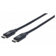 CABLE USB-C V3.1  C-C 1.0M NEGRO                              