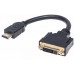 CABLE HDMI MACHO A DVI-D 24+1 HEMBRA, ENLACE DUAL, 20 CM (8 IN.), NEGRO MANHATTAN CABLE HDMI MACHO A DVI-D 24+1 HEMBRA, ENLACE DUAL, 20 CM (8 IN.), NEGRO MANHATTAN