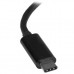 StarTech.com Adaptador de red Ethernet Gigabit USB-C - Adaptador externo USB 3.1 Gen 1 - Adaptador de red - USB-C - Gigabit Ethernet - negro - para P/N: HB30C3A1CFB, HB30C3A1CFS, TB33A1C
