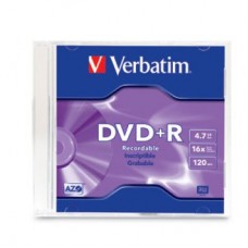 Disco DVD-R VERBATIM - DVD+R, 1, 120 min