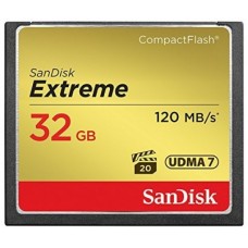 MEMORIA SANDISK 32GB COMPACTFLASH EXTREM 120/85MBS VPG-20