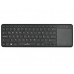 TECLADO INALAMBRICO CON TOUCH PAD TECLAS DE TIJERA Y ACCESOS RAPIDOS CONECTOR USB PERFECT CHOICE - NEGRO TECLADO INALAMBRICO CON TOUCH PAD TECLAS DE TIJERA Y ACCESOS RAPIDOS CONECTOR USB PERFECT CHOICE - NEGRO