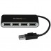 StarTech.com Concentrador Ladrón USB 2.0 de 4 Puertos con Cable Integrado - Hub Portátil USB 2.0 de 4 Puertos Alimentado por el Bus - Hub - 4 x USB 2.0 - sobremesa StarTech.com Concentrador Ladrón USB 2.0 de 4 Puertos con Cable Integrado - Hub Portátil USB 2.0 de 4 Puertos Alimentado por el Bus - Hub - 4 x USB 2.0 - sobremesa