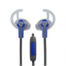 AUDIFONOS DEPORTIVOS IN-EAR CON MICROFONO Easy Line  EL-995210 - Azul, Gris, 3.5 mm, 1.1 m, Deportivos