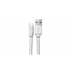 Cable USB Tipo C VORAGO 1 mt carga rapida - USB, USB C, Macho/Macho, 1 m, Color blanco