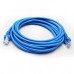 CABLE DE RED GHIA 3 MTS 9 PIES PATCH CORD RJ45 CAT 5E UTP AZUL