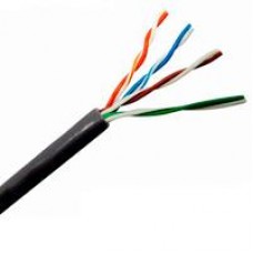 CABLE UTP EXTERIOR DAHUA 100% COBRE/ CATEGORIA 5E / COLOR NEGRO/ 305 MTS/ REDES/ VIDEO/ 4 PARES