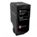 TONER LASER LEXMARK / COLOR MAGENTA / ALTO RENDIMIENTO / 84C4HM0 / HASTA 16,000 PAGINAS / 5 % DE COBERTURA / P/MODELOS: CX725DHE TONER LASER LEXMARK / COLOR MAGENTA / ALTO RENDIMIENTO / 84C4HM0 / HASTA 16,000 PAGINAS / 5 % DE COBERTURA / P/MODELOS: CX725DHE