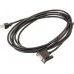 Cable de datos HONEYWELL - 3, 6 m, RS-232, Negro, Macho/hembra
