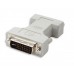 Adaptador DVI a VGA MANHATTAN - DVI-I, HD15 FM, Macho/hembra, Gris