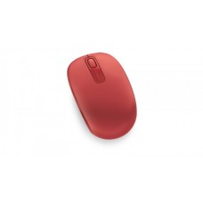 Mouse MICROSOFT Wireless Mobile Mouse 1850 Inalambrico - Rojo, 2 botones, RF Wireless+USB, Óptico, 1000 DPI