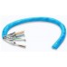 BOBINA CABLE UTP DE RED CAT6 INTELLINET CCA ROLLO 305 METROS SOLIDA COLOR AZUL