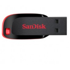 Memoria USB SanDisk Cruzer Blade Z50 - 16GB, USB 2.0, Negro.
