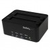 StarTech.com Dual Bay Hard Drive Duplicator and Eraser, Standalone HDDSSD ClonerCopier, USB 3.0 to SATA Docking Station, Hard Disk Duplicator and Sanitizer Dock - ToollessTop-Loading Design - Duplicador de disco duro - 2 compartimentos (SATA-300) - para 