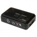 StarTech.com Juego Conmutador KVM 2 puertos todo incluido - USB - Audio y Vídeo VGA - 2x USB A Hembra - 2x Mini USB B Hembra - HD15 Macho - Conmutador KVM / audio - 2 x KVM / audio - 1 usuario local - sobremesa