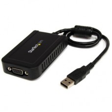 ADAPTADOR DE VIDEO EXTERNO USB A VGA - CABLE CONVERTIDOR - TARJETA DE VIDEO EXTERNA - HEMBRA HD15 - MACHO USB A - 1920X1200 - STARTECH.COM MOD. USB2VGAE3