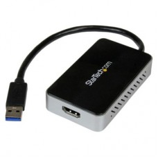 StarTech.com Adaptador de Vídeo Externo USB 3.0 a HDMIcon Hub 1 Puerto USB Hembra - Cable Conversor - Tarjeta Gráfica Externa - 1920x1200 - Adaptador de vídeo externo - T5-302 - 16 MB DDR2 - USB 3.0 - HDMI - negro - para P/N: HDDVIMM3, HDMM12, HDMM15, HDM StarTech.com Adaptador de Vídeo Externo USB 3.0 a HDMIcon Hub 1 Puerto USB Hembra - Cable Conversor - Tarjeta Gráfica Externa - 1920x1200 - Adaptador de vídeo externo - T5-302 - 16 MB DDR2 - USB 3.0 - HDMI - negro - para P/N: HDDVIMM3, HDMM12, HDMM15, HDM