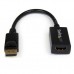 StarTech.com Adaptador Conversor de Video DisplayPort a HDMI Cable Convertidor DP Pasivo Hembra HDMI Macho DP 1920x1200 - Adaptador de vídeo - DisplayPort / HDMI - DisplayPort (M) a HDMI (H) - 26.5 cm - para P/N: DK30CH2DEP, DK30CH2DEPUE, DK30CH2DPPDU, DK