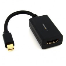 StarTech.com Adaptador Conversor de Vídeo Mini DisplayPort a HDMI - Cable Convertidor Pasivo - Hembra HDMI - Macho Mini DP - 1920x1200 - Adaptador de vídeo - DisplayPort / HDMI - Mini DisplayPort (M) a HDMI (H) - 76.2 mm - negro - para P/N: DP2MDPMF3, DP2 StarTech.com Adaptador Conversor de Vídeo Mini DisplayPort a HDMI - Cable Convertidor Pasivo - Hembra HDMI - Macho Mini DP - 1920x1200 - Adaptador de vídeo - DisplayPort / HDMI - Mini DisplayPort (M) a HDMI (H) - 76.2 mm - negro - para P/N: DP2MDPMF3, DP2