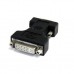 StarTech.com Adaptador Conversor para Monitor de Ordenador  DVI-I a VGA - DVI-I Hembra - HD15 Macho - Negro - Adaptador VGA - DVI-I (H) a HD-15 (VGA) (M) - negro - para P/N: BNDDKT30CAHV, USB31GEVG, USB3SMDOCKHV