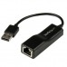 StarTech.com Adaptador USB 2.0 de Red Fast Ethernet 10/100 Mbps - NIC Externo RJ45 - Adaptador de red - USB 2.0 - 10/100 Ethernet - negro