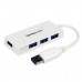 StarTech.com Adaptador Concentrador Hub Ladrón USB 3.0 Super Speed 4 Puertos Salidas Portátil para Laptop Ordenador - Blanco - Hub - 4 x SuperSpeed USB 3.0 - sobremesa - para P/N: FCREADMICRO3, MSDREADU2OTG, MSDREADU3CA StarTech.com Adaptador Concentrador Hub Ladrón USB 3.0 Super Speed 4 Puertos Salidas Portátil para Laptop Ordenador - Blanco - Hub - 4 x SuperSpeed USB 3.0 - sobremesa - para P/N: FCREADMICRO3, MSDREADU2OTG, MSDREADU3CA