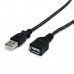 StarTech.com 10 ft Black USB 2.0 Extension Cable A to A - 10ft USB 2.0 Extension Cable - 10ft USB male female Cable (USBEXTAA10BK) - Cable alargador USB - USB (M) a USB (H) - USB 2.0 - 3 m - negro - para P/N: 35FCREADBK3, ICUSB2321F, ICUSB232PRO, ICUSB232 StarTech.com 10 ft Black USB 2.0 Extension Cable A to A - 10ft USB 2.0 Extension Cable - 10ft USB male female Cable (USBEXTAA10BK) - Cable alargador USB - USB (M) a USB (H) - USB 2.0 - 3 m - negro - para P/N: 35FCREADBK3, ICUSB2321F, ICUSB232PRO, ICUSB232