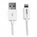 StarTech.com Cable de 2m Lightning de 8 Pin a USB A 2.0 para Apple iPod iPhone iPad - Blanco - Cable Lightning - Lightning (M) a USB (M) - 2 m - doble blindado - blanco - para P/N: BOX4HDECP2, MOD4AVHD, MOD4AVHDBT, MOD4DOCKACPD, ST43004UA, ST4300MINI, USB
