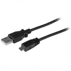 StarTech.com Cable Adaptador de 30cm 1ft USB A Macho a Micro USB B Macho para Teléfono Móvil Smartphone Carga y Datos - Negro - Cable USB - USB (M) a Micro-USB tipo B (M) - USB 2.0 - 30.5 cm - negro - para P/N: BNDDKTCHVPRS, MOD4POWEREU, MOD4POWERNA, MOD4