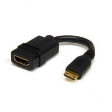 CABLE HDMI DE ALTA VELOCIDAD 12CM - ADAPTADOR HDMI A MINI HDMI - STARTECH.COM MOD. HDACFM5IN