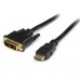 StarTech.com Cable Adaptador Conversor HDMI a DVI-D Single Link de 1,8m - Macho a Macho - Convertidor de Vídeo - Negro - Cable de vídeo - HDMI (M) a DVI-D (M) - 1.83 m - negro - para P/N: DK30C2DPEPUE, DK30C2DPPD, DK30C2DPPDUE, ST121HD20FXA, VID2HDCON2, V StarTech.com Cable Adaptador Conversor HDMI a DVI-D Single Link de 1,8m - Macho a Macho - Convertidor de Vídeo - Negro - Cable de vídeo - HDMI (M) a DVI-D (M) - 1.83 m - negro - para P/N: DK30C2DPEPUE, DK30C2DPPD, DK30C2DPPDUE, ST121HD20FXA, VID2HDCON2, V