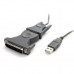 StarTech.com Cable de 91cm USB a 1 Puerto Serie RS232 - Adaptador  Serial - 1x DB9 DB25 - 1x USB A - Adaptador serie - USB 2.0 - gris