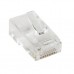 StarTech.com Paquete de 50 Unidades de Conectores RJ45 Cat5e Modulares Multifilares Stranded Trenzados - Conector de red - RJ-45 (M) - CAT 5e (paquete de 50)