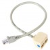 StarTech.com Cable Adaptador Divisor Splitter RJ45 2 a 1 - Hembra a Macho - Divisor Splitter para Cable de Red Ethernet RJ45 - Separador de red - RJ-45 (M) a RJ-45 (H)
