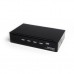StarTech.com Multiplicador HDMI de 4 puertos y amplificador de señal - Splitter - HDMI hembra - Mini-Jack hembra - 1920x1200 1080p - Bifurcador de vídeo - 4 x HDMI + 4 x audio - sobremesa - para P/N: SVA12M2NEUA, SVA12M5NA StarTech.com Multiplicador HDMI de 4 puertos y amplificador de señal - Splitter - HDMI hembra - Mini-Jack hembra - 1920x1200 1080p - Bifurcador de vídeo - 4 x HDMI + 4 x audio - sobremesa - para P/N: SVA12M2NEUA, SVA12M5NA