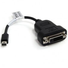 StarTech.com Adaptador de Vídeo Mini DisplayPort a DVI - Cable Conversor - Hembra DVI - Macho Mini DP - Hasta 1920x1200 - Activo - Adaptador DVI - enlace doble - Mini DisplayPort (M) a DVI-D (H) - 20 cm - negro StarTech.com Adaptador de Vídeo Mini DisplayPort a DVI - Cable Conversor - Hembra DVI - Macho Mini DP - Hasta 1920x1200 - Activo - Adaptador DVI - enlace doble - Mini DisplayPort (M) a DVI-D (H) - 20 cm - negro