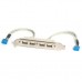 StarTech.com Cabezal Bracket 4 puertos USB 2.0 Conexión a Placa Base - 4x USB A Hembra -  2x IDC 10 Pines Hembra - Panel USB - USB (H) a IDC de 9 clavijas (H)