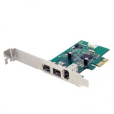 StarTech.com Adaptador Tarjeta FireWire PCI-Express PCI-e 1394b 1394a - 1x FireWire 400 6 pines Hembra - 2x FireWire 800 9 pines Hembra - Adaptador para FireWire - PCIe - FireWire 800 - 2 puertos + 1 x FireWire - para P/N: BNDTB10GI, BNDTB210GSFP, BNDTB31