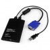 StarTech.com Consola KVM USB 2.0 con Transferencia de Archivos y Captura de Vídeo para Ordenador Portátil Adaptador Crash Cart para Laptop - Conmutador KVM - 1 x KVM port(s) - 1 usuario local - sobremesa