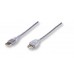 CABLE USB 2.0 EXTENSION MANHATTAN 3.0 MTS TIPO A MACHO - A HEMBRA PLATA