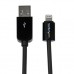 StarTech.com Cable 2m Lightning 8 Pin a USB A 2.0 para Apple iPod iPhone iPad - Negro - Cable Lightning - Lightning (M) a USB (M) - 2 m - doble blindado - negro - para P/N: ST4200MINI2, ST4200MINIC