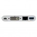 Adaptador Externo de Video 3.1 TRIPP-LITE U444-06N-DGU-C - Color blanco, USB, USB, DVI-I