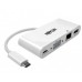 Adaptador Externo de Video 3.1 TRIPP-LITE U444-06N-VGU-C - Color blanco, USB, VGA (D-Sub)