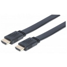 CABLE HDMI PLANO5.0M ETHERNET 3D 4K M-M VELOCIDAD 2.0            