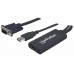 CABLE ADAPTADOR CONVERTIDOR VGA A HDMI + AUDIO Y AC VIA USB    