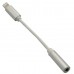 Cable Lightning a Audio BROBOTIX 170101 - Color blanco, Apple, Cable Lightning